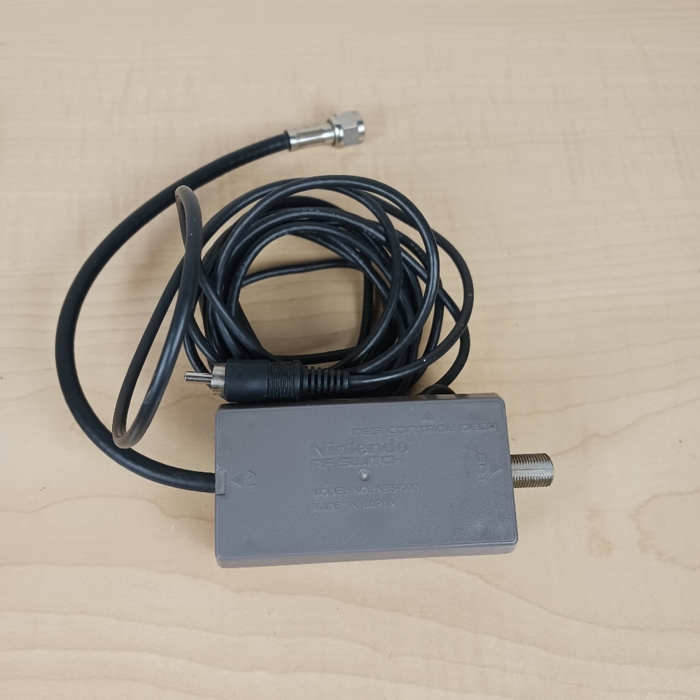 Genuine Nintendo NES RF AV Cable Adapter Switch SNES NES-003 Official OEM‎